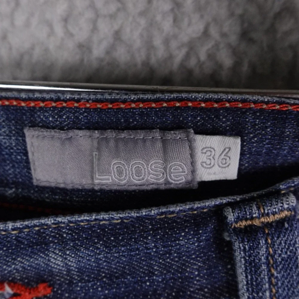 Levis SilverTab Loose Fit Jeans Mens 36x32 Blue Dark Wash Denim 90s Streetwear